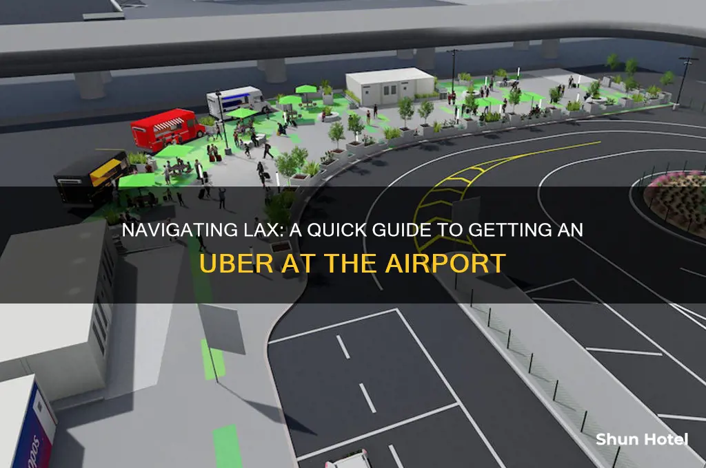 how to get uber at lax airport