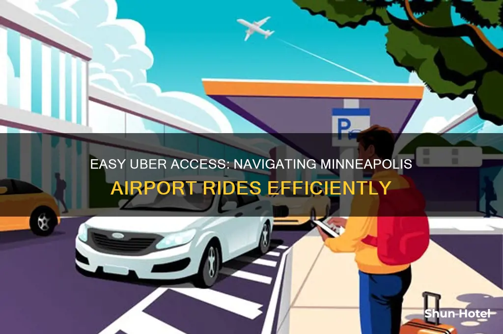 how to get uber at minneapolis airport