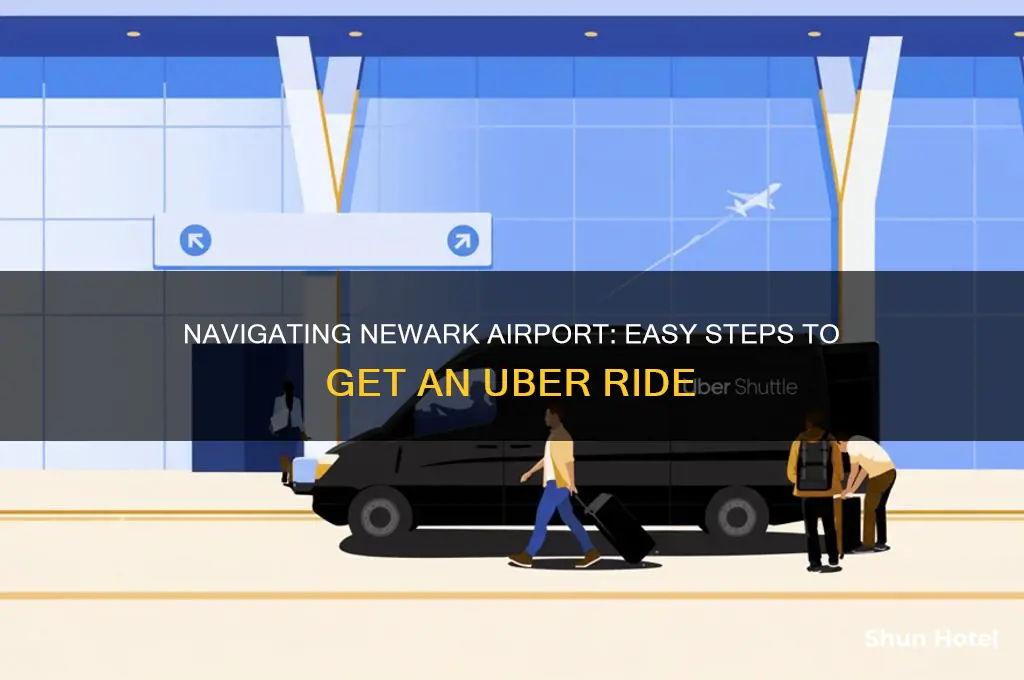 how to get uber at newark airport
