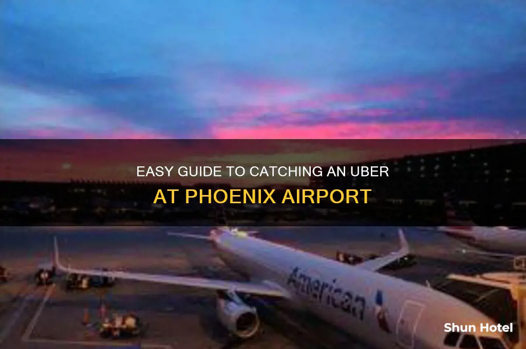 how to get uber at phoenix airport