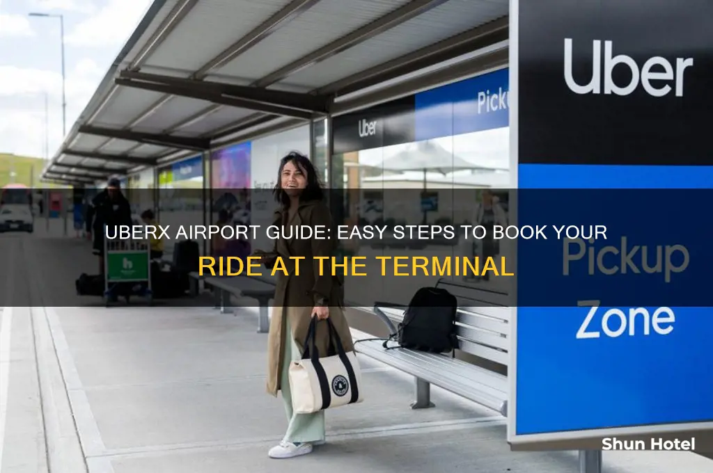 how to get uberx at the airport