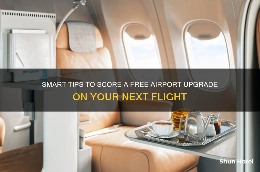 how to get upgrade at airport