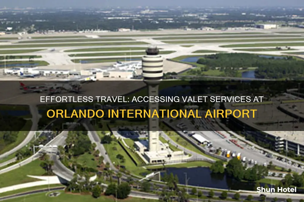 how to get valet services at orlando intl airport