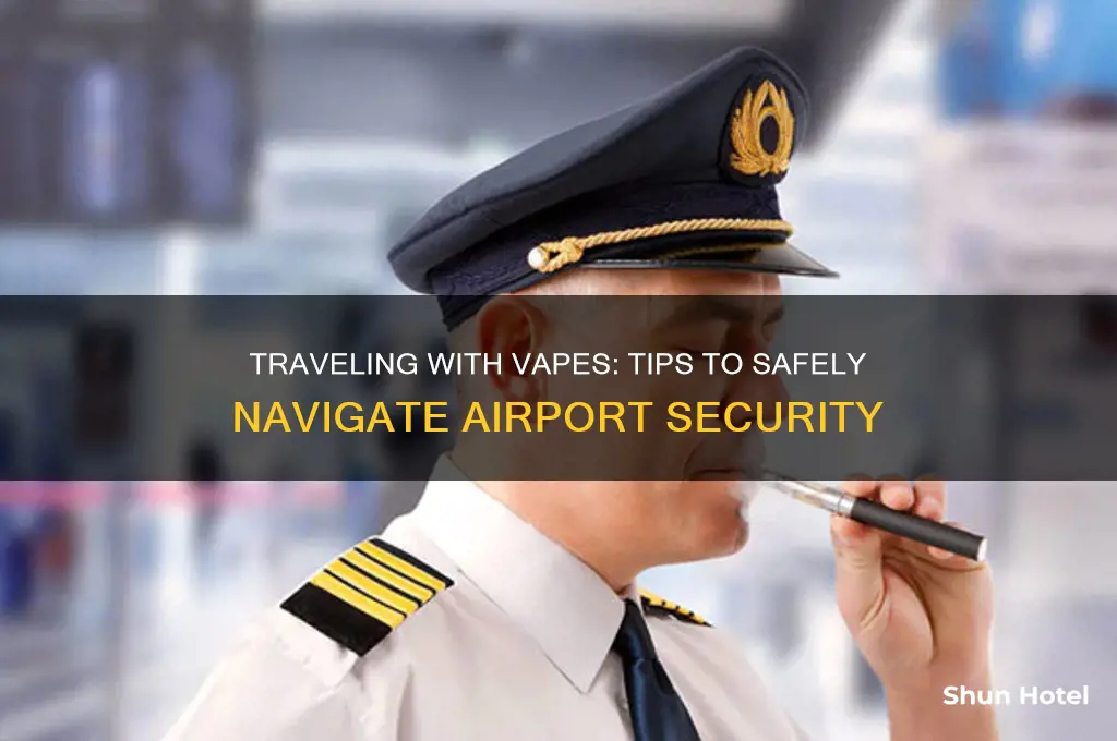 how to get vape through airport