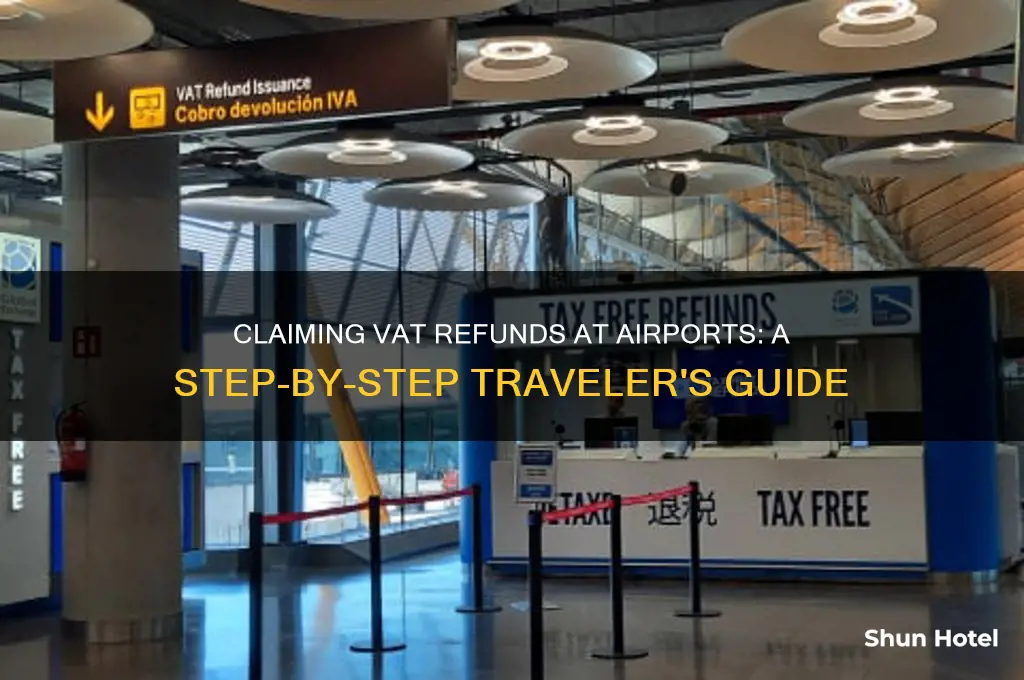 how to get vat back at airport
