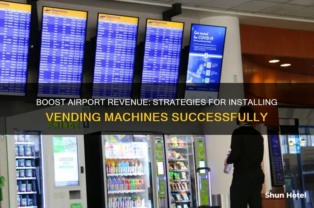 how to get vending machines in airports