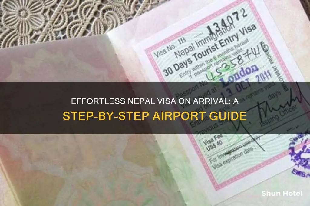 how to get visa at nepal airport