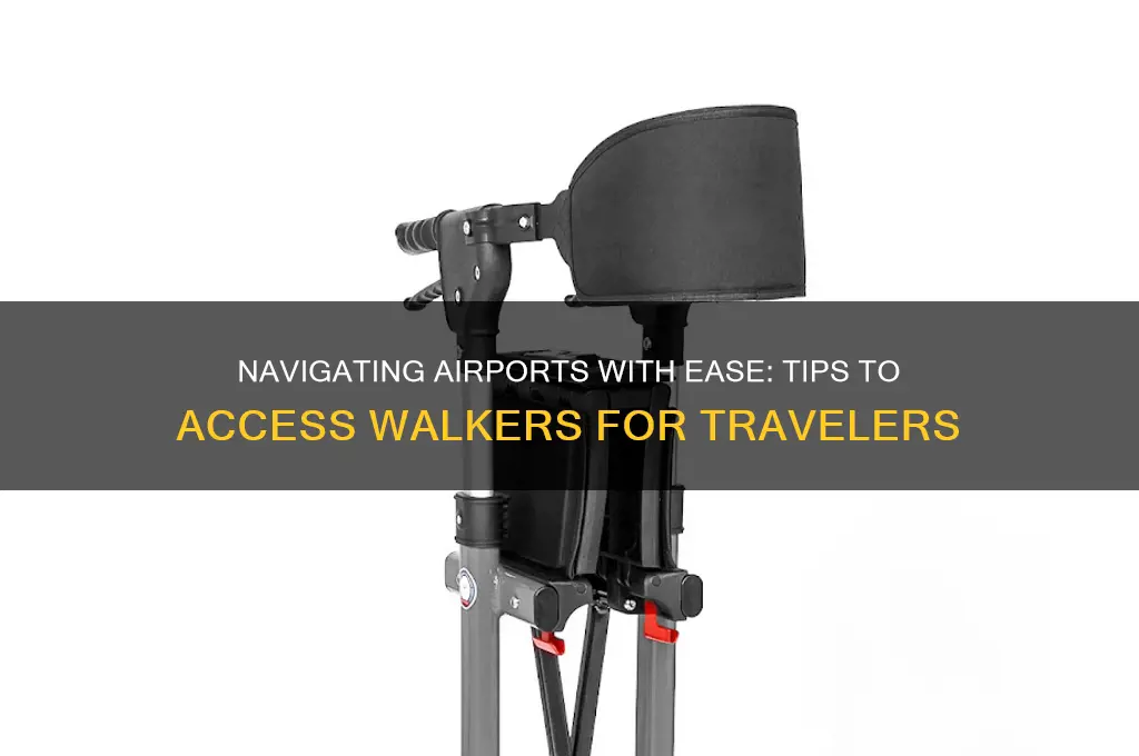 how to get walker in airports