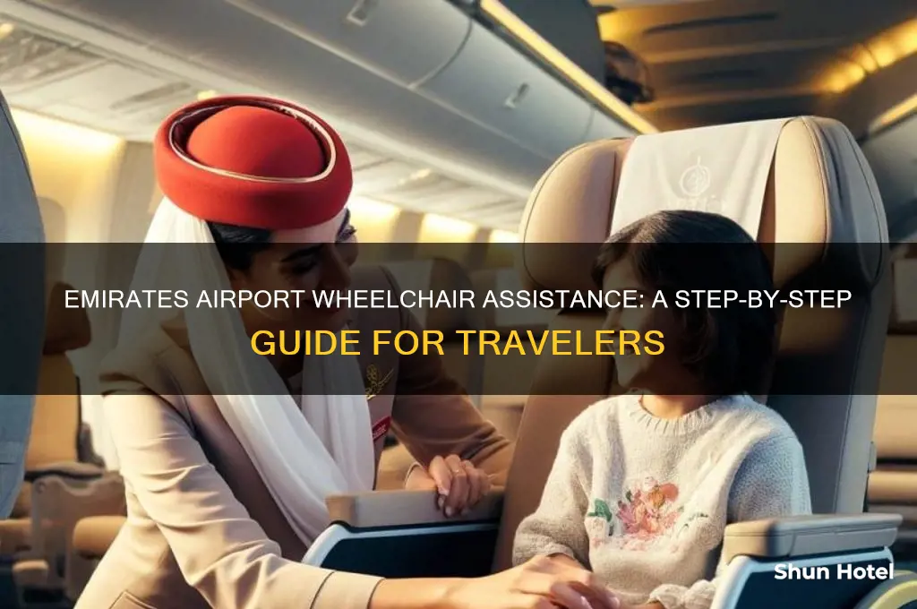how to get wheelchair assistance at airport emirates