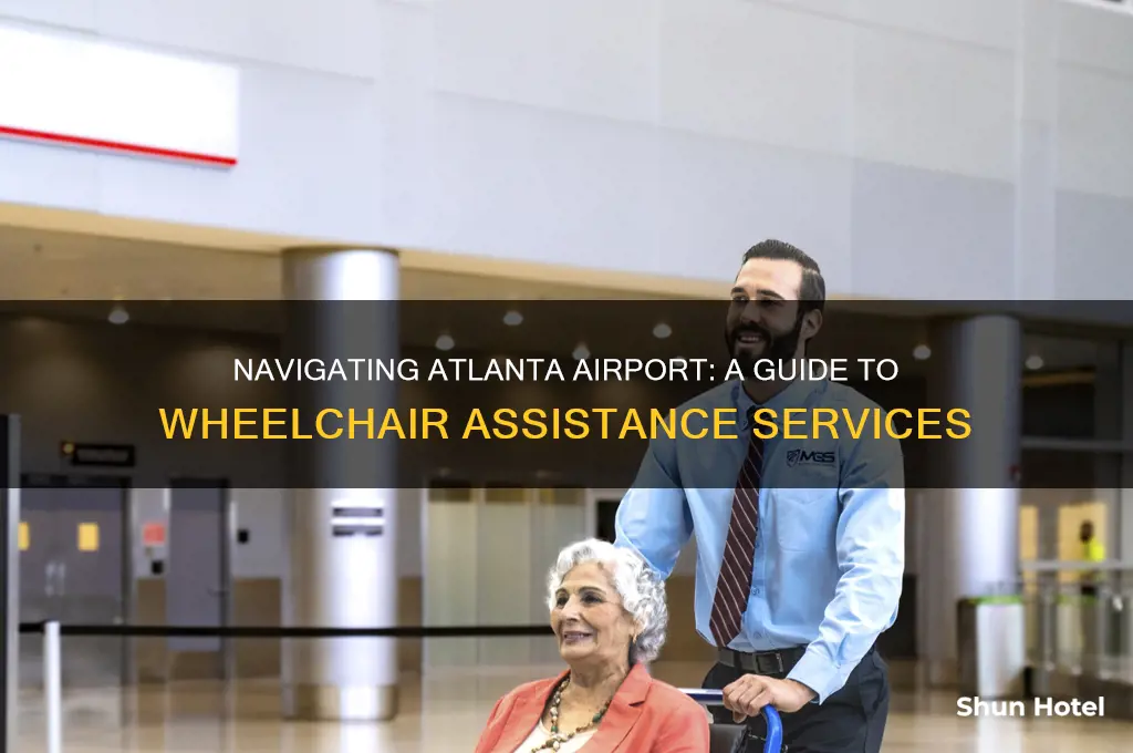 how to get wheelchair assistance at atlanta airport