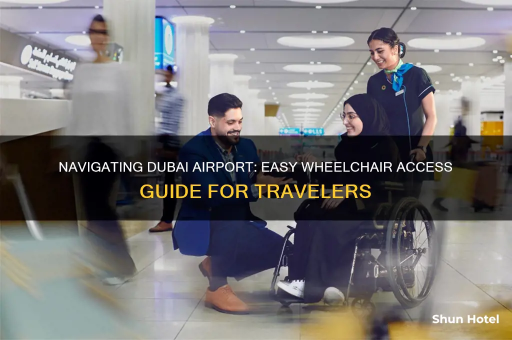 how to get wheelchair at dubai airport