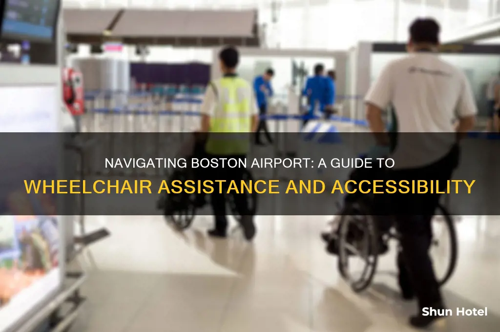 how to get wheelchair for airport boston