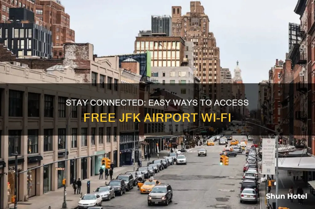 how to get wifi at jfk airport