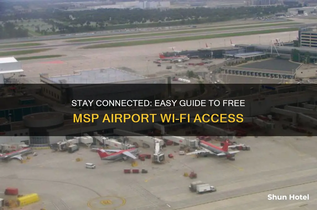 how to get wifi at msp airport