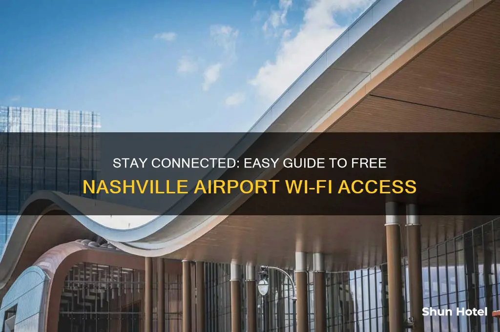how to get wifi at nashville airport
