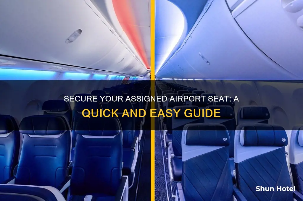 how to get your assigned seat airport