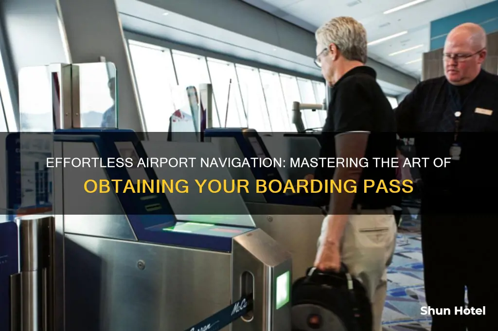 how to get your boarding pass at the airport