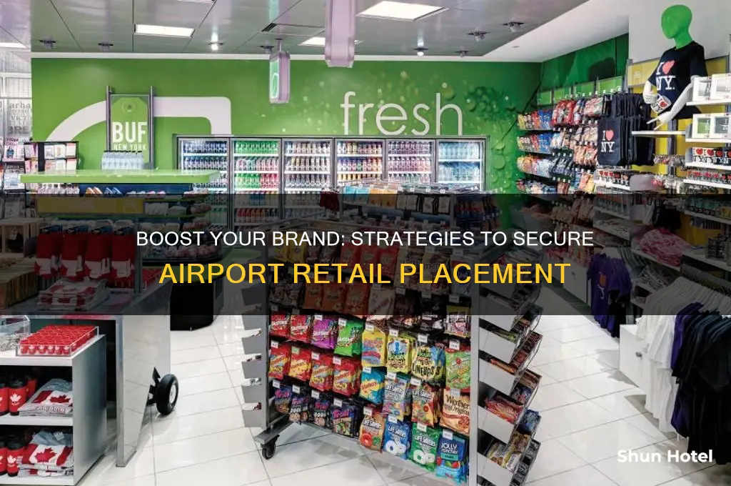 how to get your product in airports