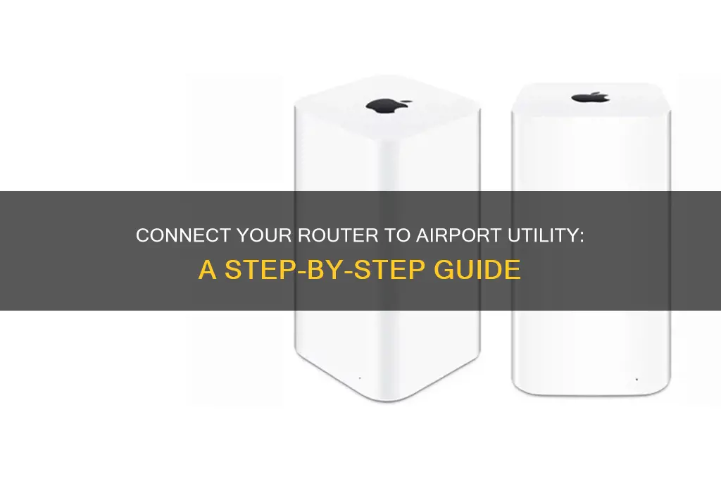 how to get your router on airport utility