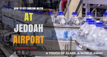 Easy Guide to Obtaining Zamzam Water at Jeddah Airport