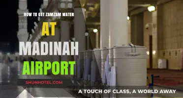 Easy Guide to Obtaining Zamzam Water at Madinah Airport