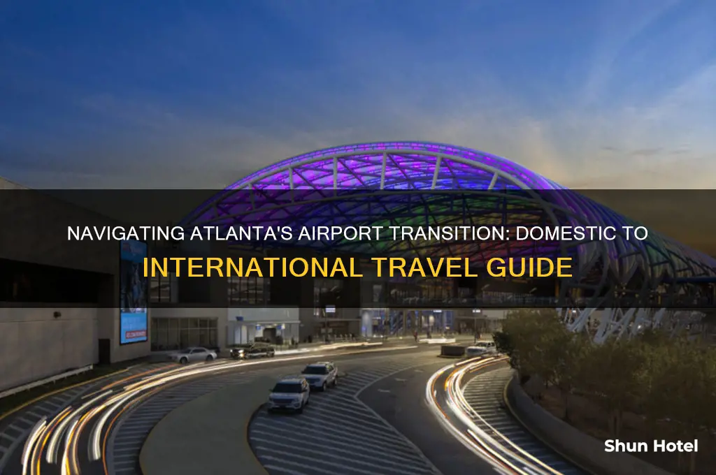 how to go from domestic to international airport atlanta