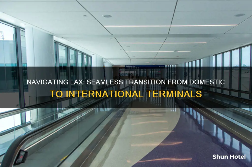 how to go from domestic to international airport lax