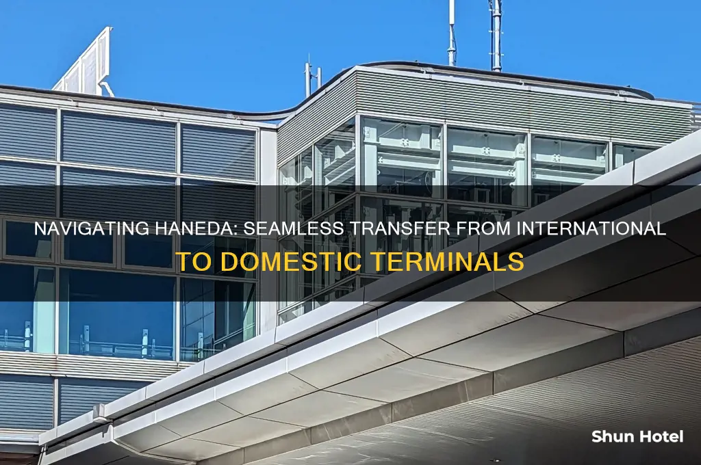 how to go from haneda international airport to domestic airport