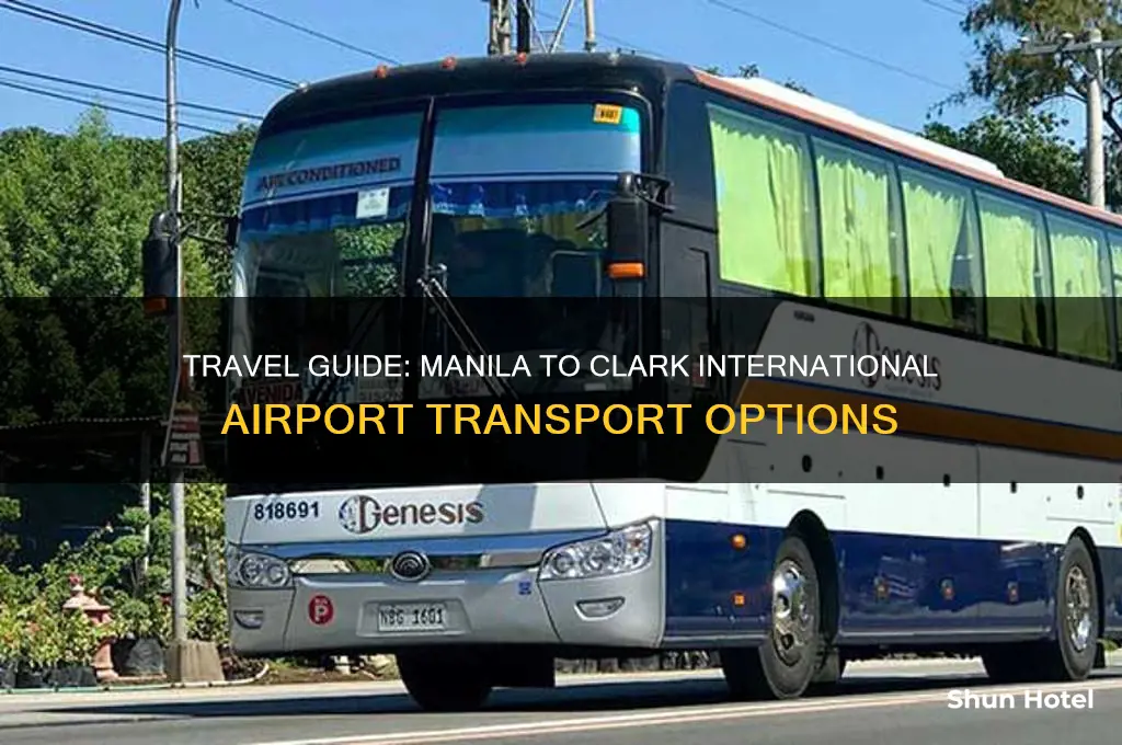 how to go from manila to clark international airport
