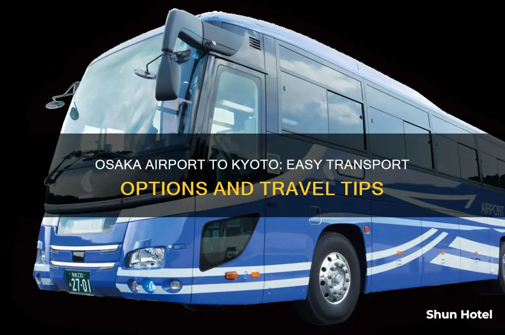 how to go from osaka international airport to kyoto