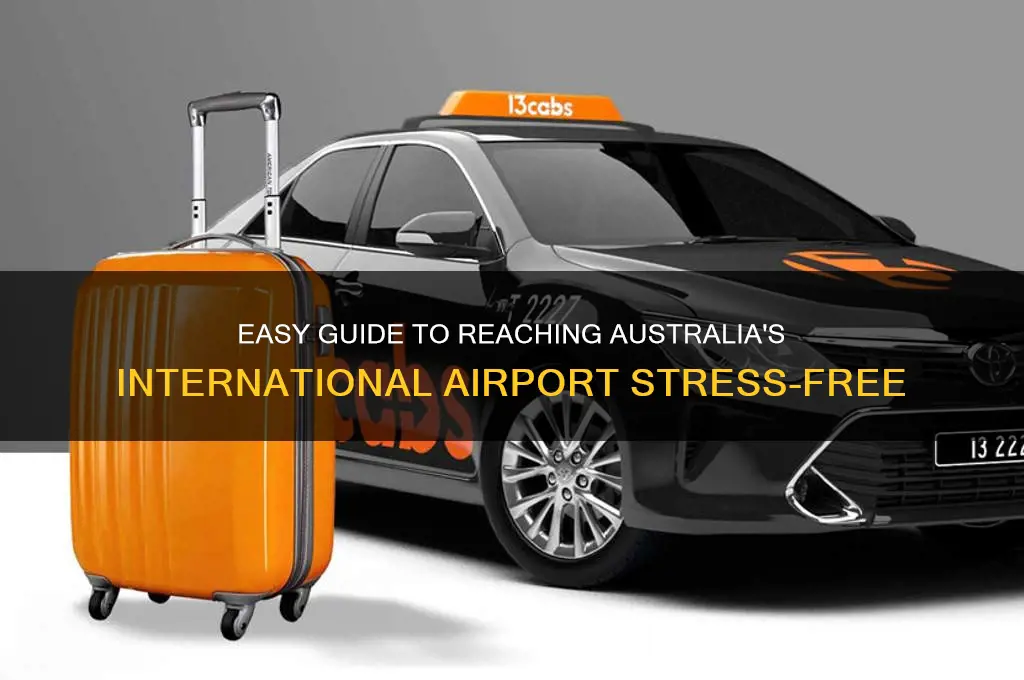 how to go to aus international airport