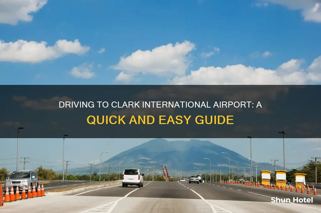 how to go to clark international airport by car