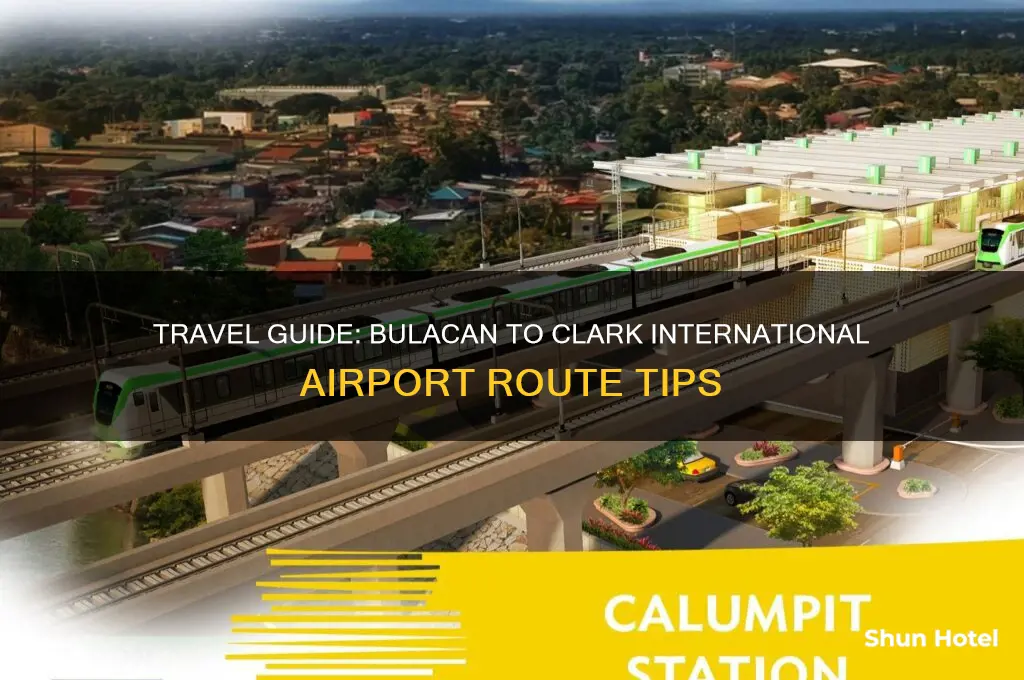 how to go to clark international airport from bulacan