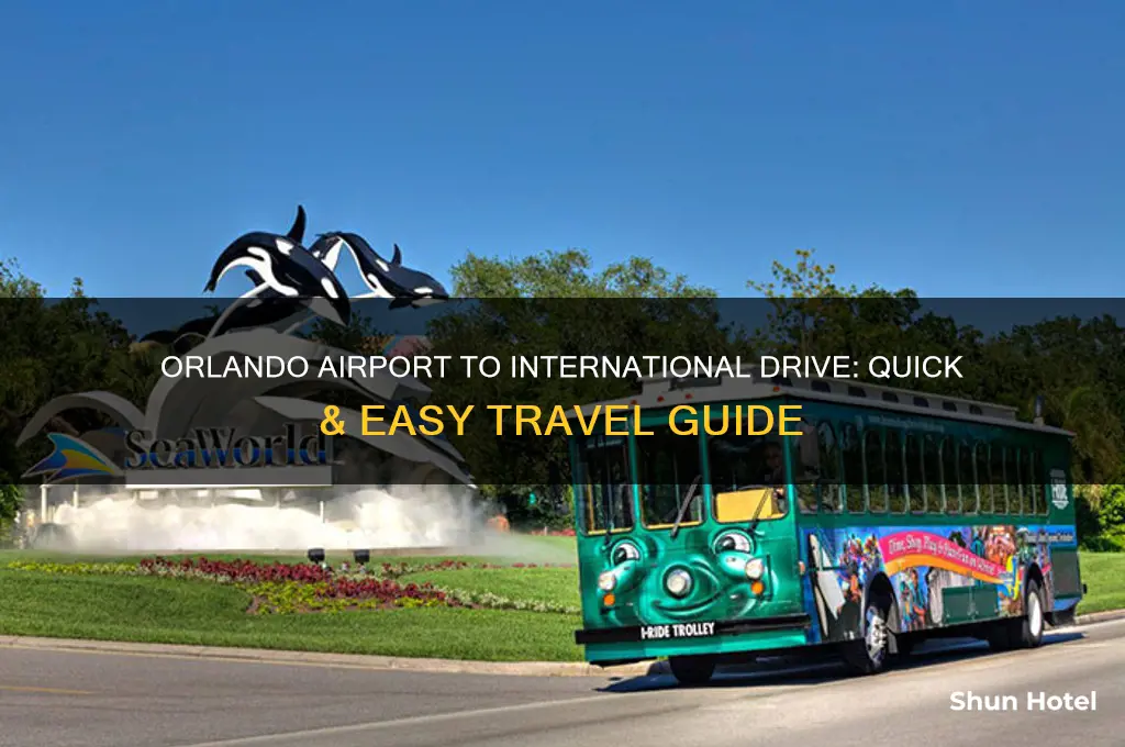 how to go to international drive from orlando airport