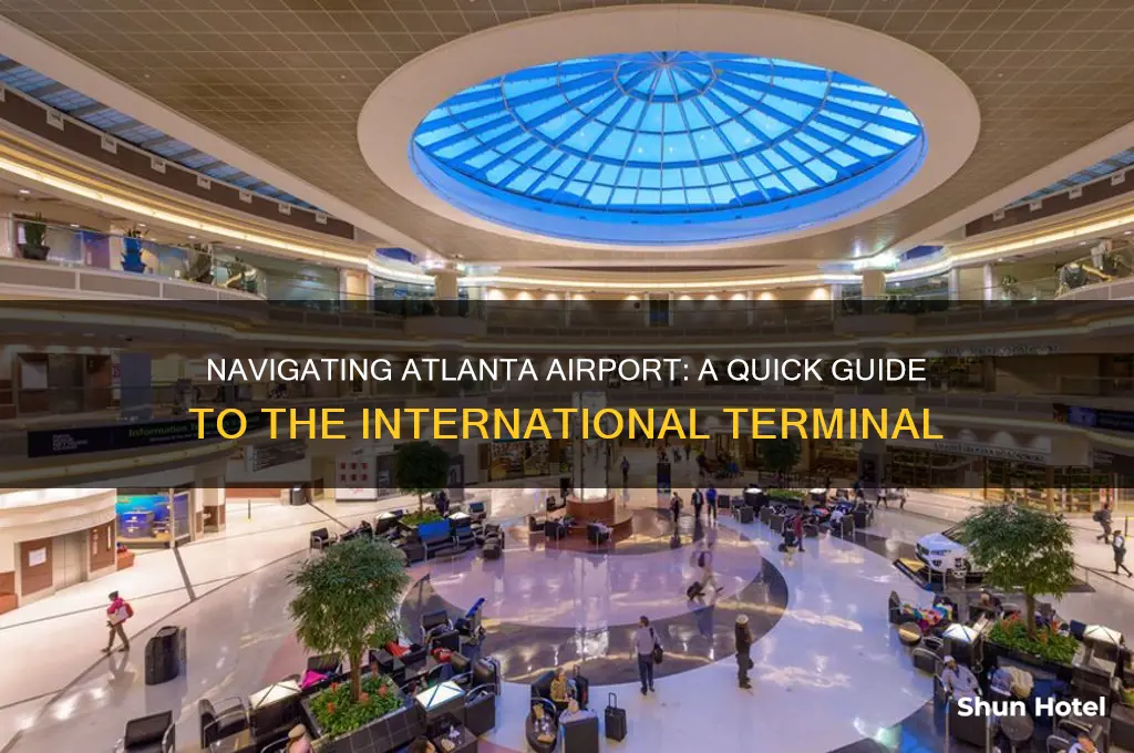 how to go to international terminal atlanta airport