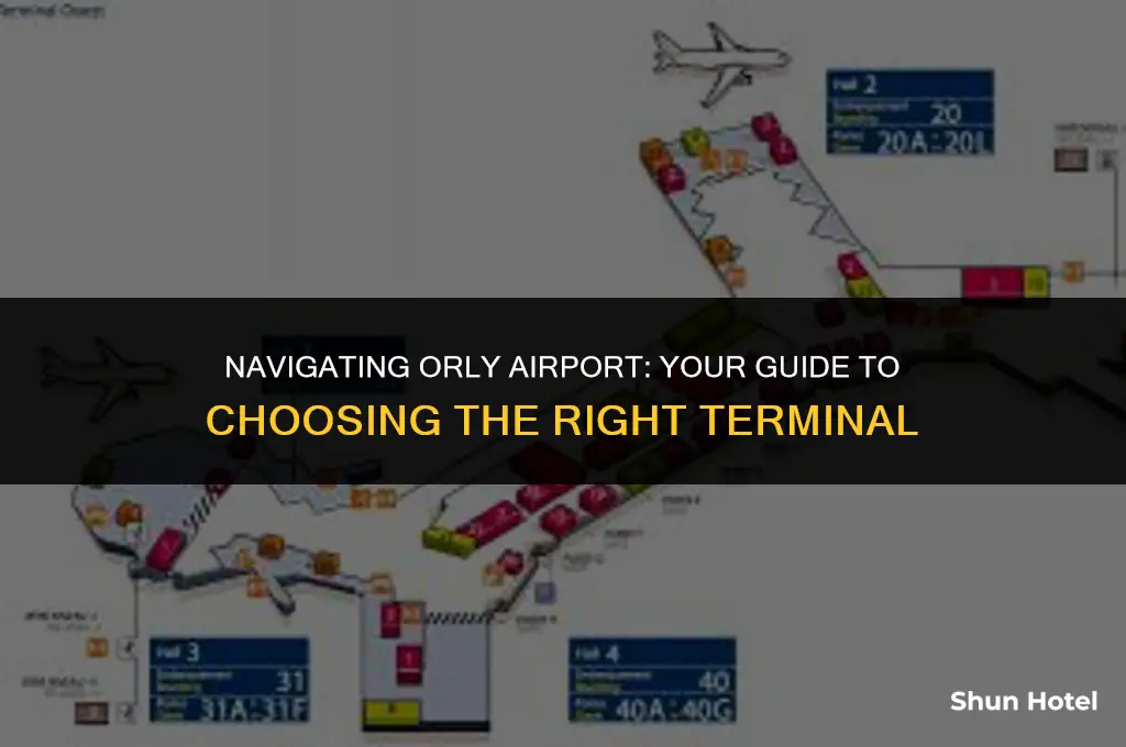 how to know what terminal to take in orlay airport