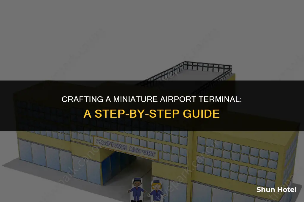 how to make a paper airport terminal