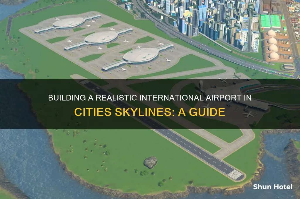 how to make an international airport cities skylines