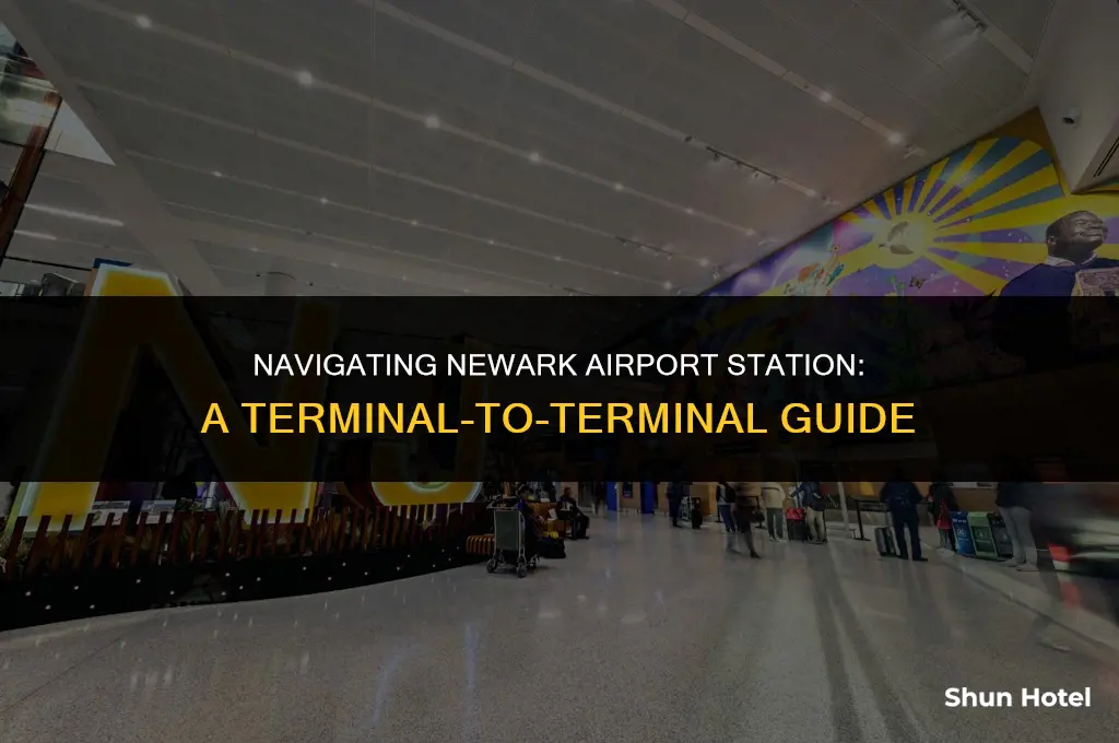 how to move from terminal to terminal newark airport station
