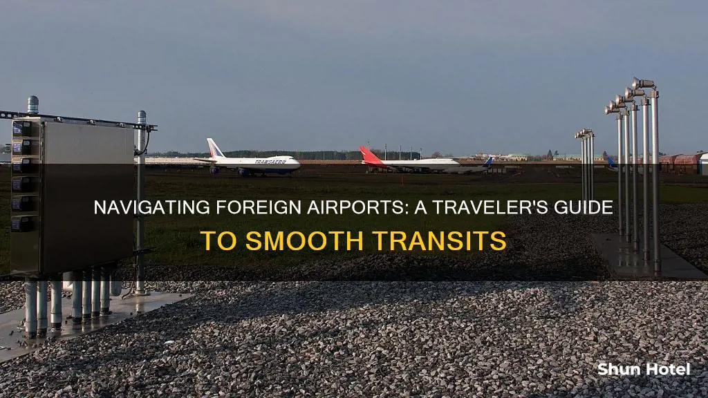 how to navigate a foreign airport