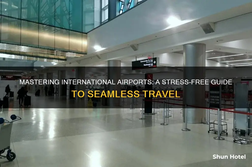 how to navigate an airport international