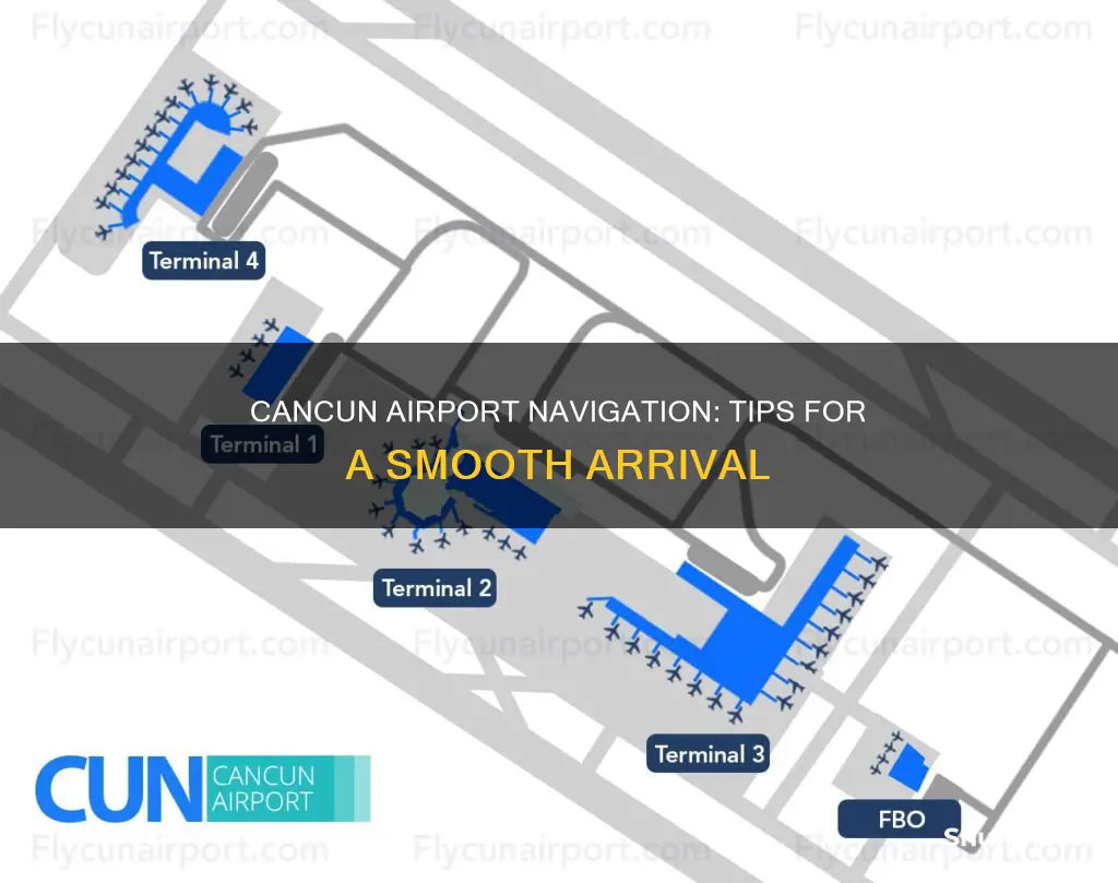 how to navigate the cancun airport