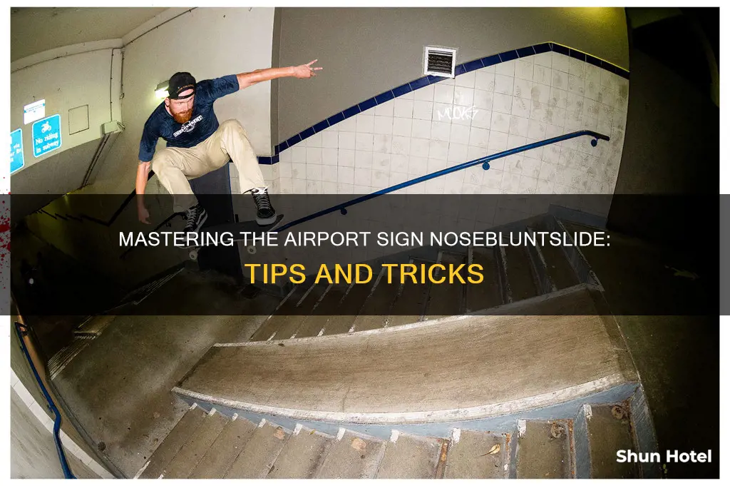 how to nosebluntslide the airport sign