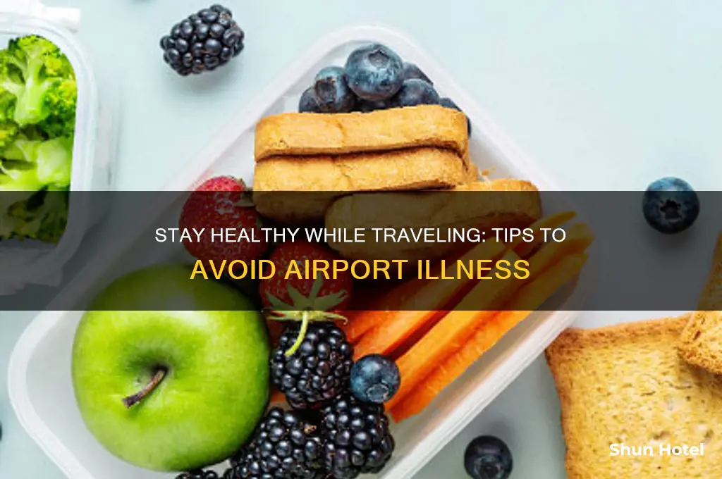 how to not get sick at airport