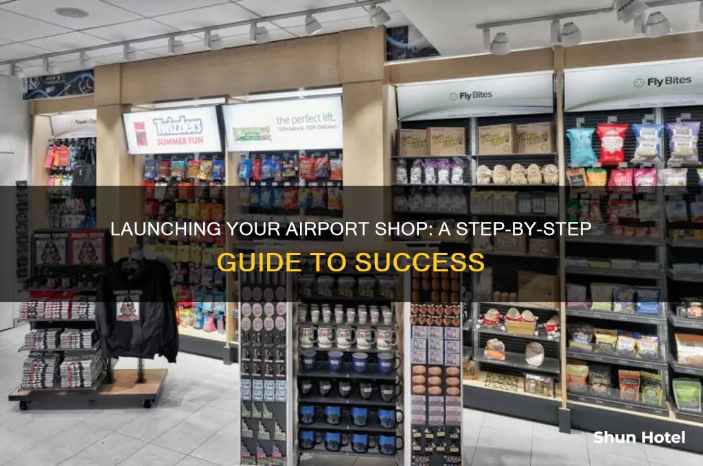 how to open a shop at airport