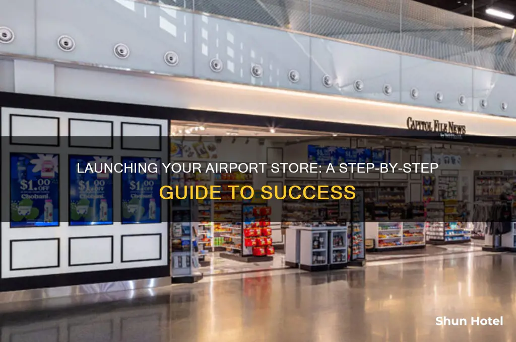 how to open a store in airport