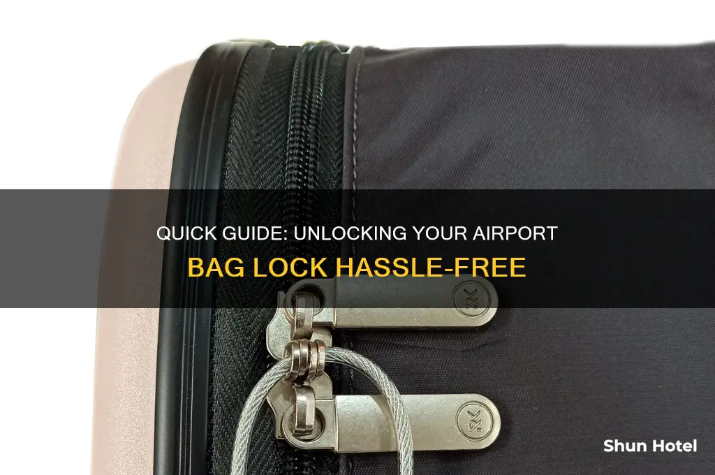how to open airport bag lock