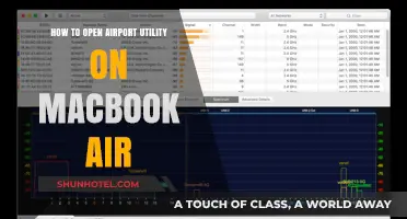 How to Access Airport Utility on MacBook Air: A Quick Guide
