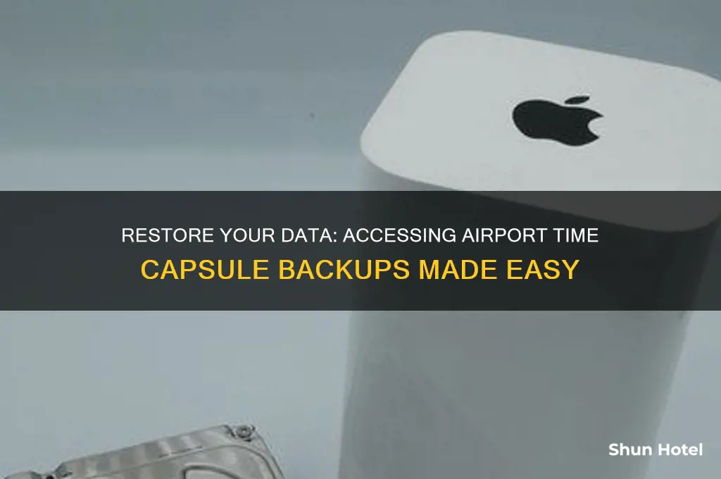 how to open backup from airport time capsule