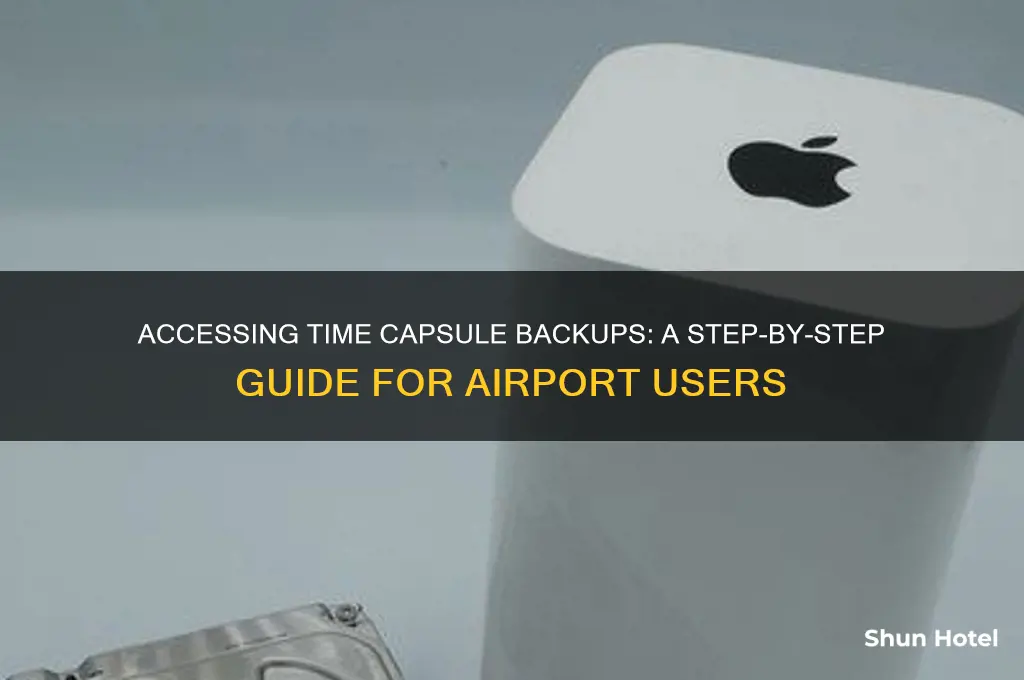 how to open backup from airport timecapsule